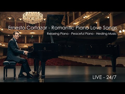 Ernesto Cortazar - Relaxing Piano Music - Peaceful Piano - Healing Music - LIVE 24/7