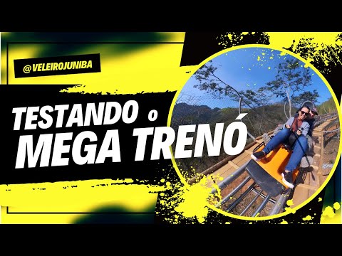 Mega Treno no Parque dos Dinossauros em Miguel Pereira