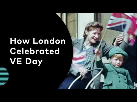 How London Celebrated VE Day | Archive Film with Music  | VE Day 75