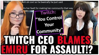 Twitch CEO BLAMES Emiru For Assault!? Gamers BLAST Security For Joking & Laughing At Situation