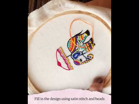 DIY | Embroidered Tie | Etsy