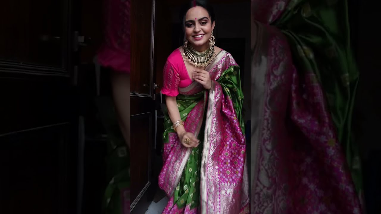 Karwa Chauth Look coming soon #shorts #saree #festivehaul