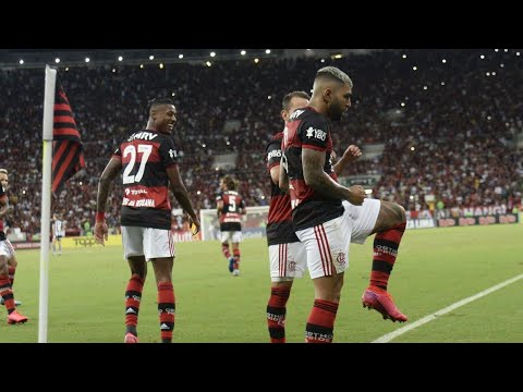 Comemoração com a dancinha do Babu de Gabigol - Flamengo 2x0 Botafogo