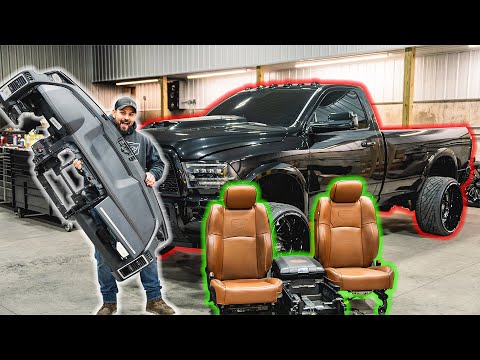 OEM Ram Tradesman to Laramie Longhorn Conversion!!! Full Swap Part 1