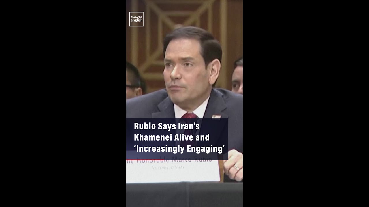 Video | Rubio Says Iran’s Khamenei Alive And ‘Increasingly Engaging’