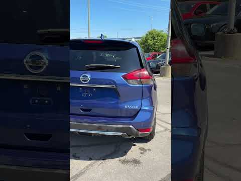 2020 Nissan Rogue in Blue for sale at Forbes Waterloo Mazda in Waterloo, ON
