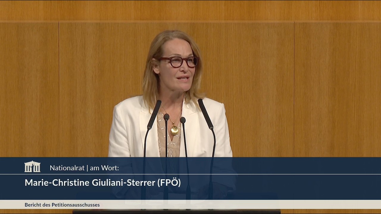 Marie-Christine Giuliani-Sterrer - Petitionen und Bürgerinitiativen (Sammelbericht) - 23.9.2026