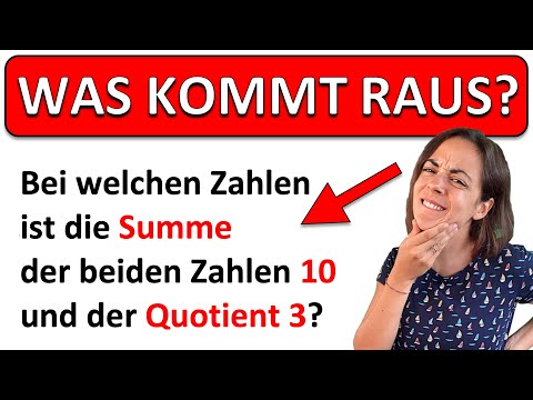 🚀🚀🚀 ZAHLENRÄTSEL für NERDS | Berechne die beiden Zahlen (Lineares Gleichungssystem)
