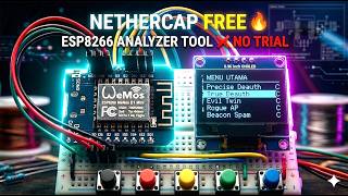 NETHERCAP FREE Firmware 🔥 Turn ESP8266 Into the Best Analyzer Tool ❌ No Trial (Together D + E.T)