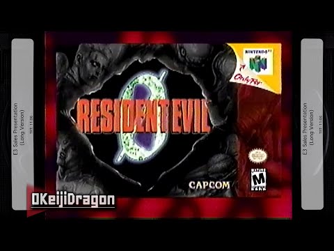 Resident Evil Zero N64 E3 2000 Trailer (60FPS) | Capcom E3 Sales Presentation [VHS / 2000]