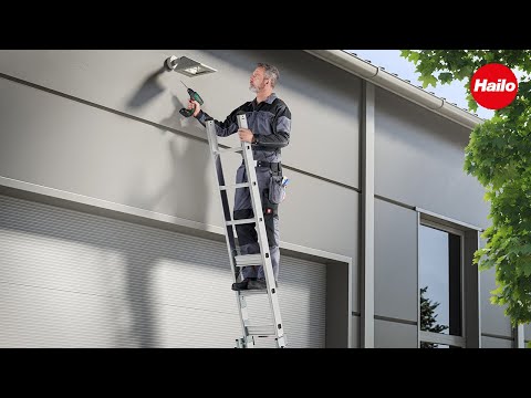 HAILO S110 / S120 Pro - Mehrzweckleiter mit Dreh-Stufen / Multi-purpose ladder with rotating steps