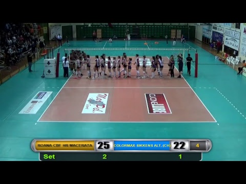 Play Off B1F gara2 ROANA CBF HR MACERATA vs COLORMAX-SIKKENS ALTINO (CH)