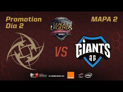 NINJAS IN PYJAMAS VS GIANTS - #LCSPromotion - CS/LCS EU - Mapa 2