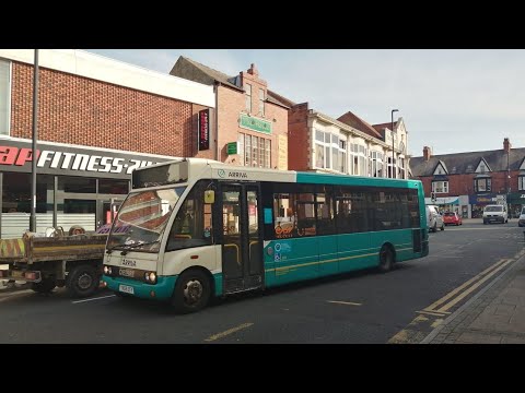 EMPTY BUS ROUTE 57: Arriva North East YK08 ESY/2809-Optare Solo M950