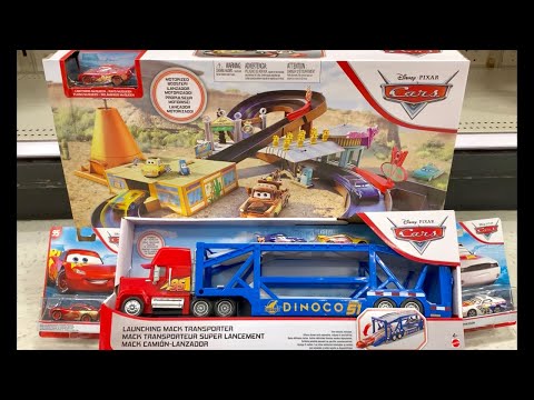 NEW Disney Cars Toy Hunt - Disney Cars Playsets - Race Around Radiator Springs & Transforming Mack