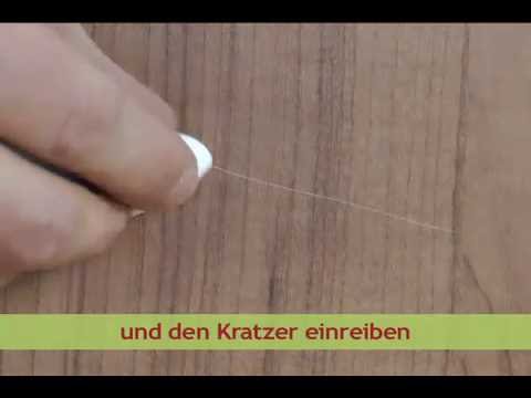 picobello // Color-Stift - feine Kratzer in Holzdekor kaschieren reparieren