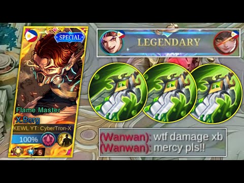 THIS UNDERRATED BUILD TOTALLY DESTROY THE ENEMY EASILY!! | X.BORG BEST BUILD 2022 | MLBB