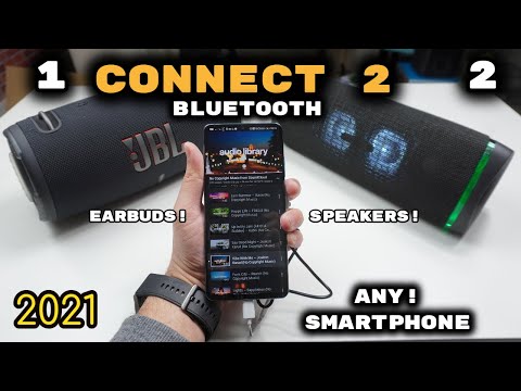How To Connect Two Bluetooth Speakers/Headphones To Smartphone (Android or Apple iOS)