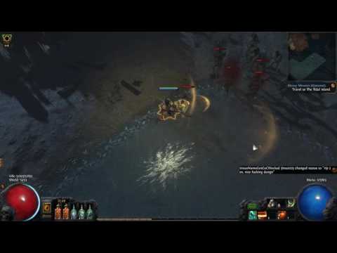 Path of Exile - Lacerate Dual Wield Bug Demonstration