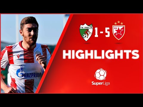 Inđija - Crvena zvezda 1:5, highlights