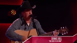 The Voice 2014 - Dennis Bell: &quot;She Used To Be Mine&quot; (Non-Chair Turner)