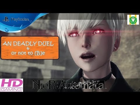 NieR: Automata [ PS4 ] - ( Hard & Vs. Special Boss ) Walkthrough Part 16 " Ending [B] "
