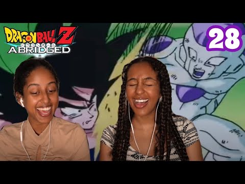 Goku vs Frieza | Dragon Ball Z: Abridged Episode 28 | Reaction **we never watched DBZ**