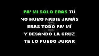 Besando La Cruz - Antonio Aguilar - Karaoke - HD - Cántala Con Karaoke
