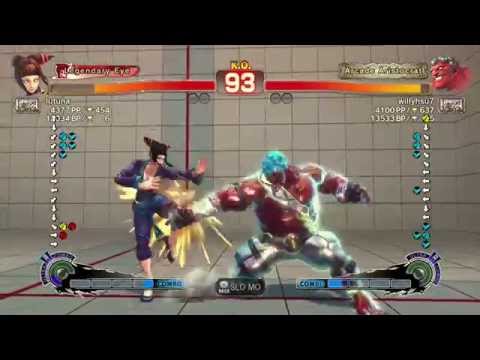 lutuna (Juri) vs willyhsu7 (Hakan) match 2 ranked USF4