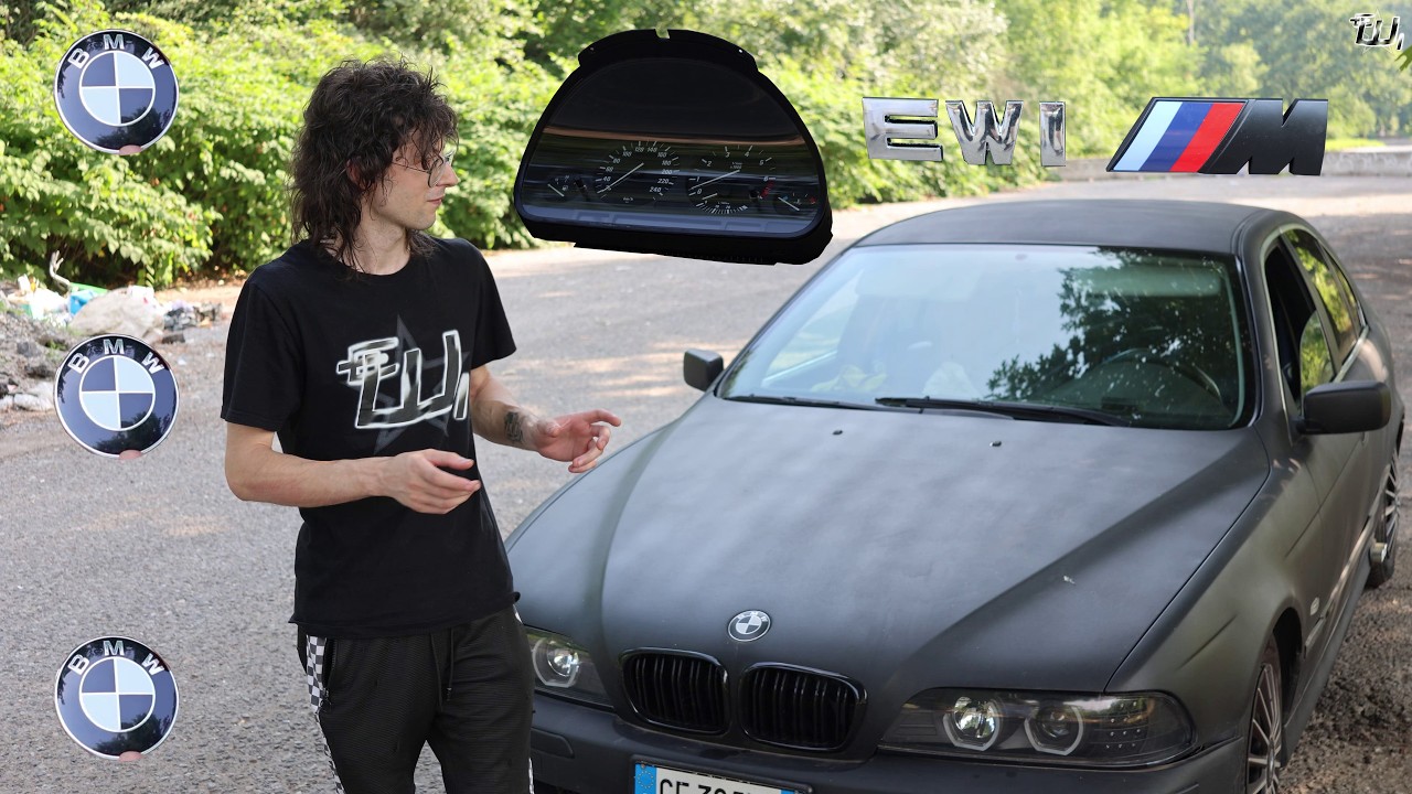 cambio quadrante bmw e39 eeprom ike + logo ewi + logo bmw bagagliaio