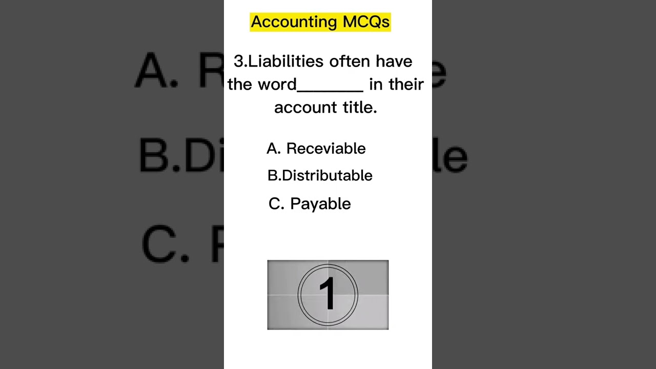 Accounting MCQs Part 2