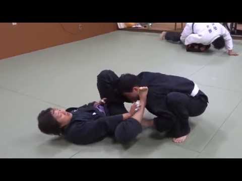 JJJ福岡　福岡市中央区渡辺通5-9-8 柔術の寝技スパーリング風景 1080p