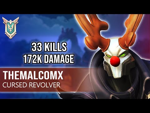 33 Kills 172K Damage TheMalcomX Androxus Paladins Competitive (Master) CURSED REVOLVER