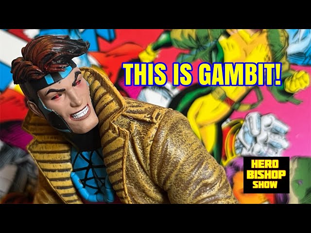 Vídeo relacionado con McFarlane Marvel Gambit - Juguete Coleccionable a Escala 1:10 con Escena (X-Men #1)