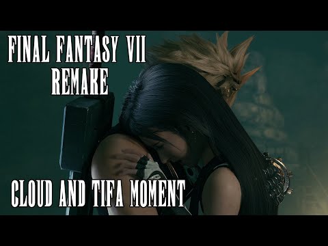 Cloud ja Tifa share tears and a hug - Optional Scene | Final Fantasy 7 REMAKE in 4K | SPOILERS