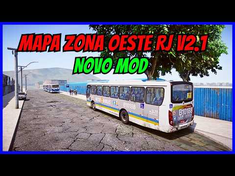 🔴Mapa Zona Oeste RJ V2.1 | Linha 864 Circular | Gameplay Proton Bus Simulator | PBSU | Mods