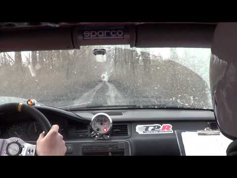 Nowohucka Gymkhana 24.02.2013 Kraków K.Szymoniak / J. Malina Onboard Honda Civic VTi