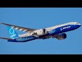 (4K) Boeing 777-9 High Altitude Testing at Colorado Springs Airport