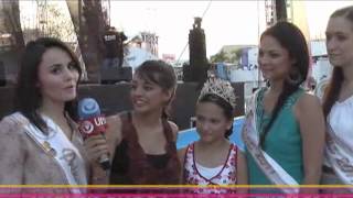 La Reina de la FNSM 2011 en el día del niño