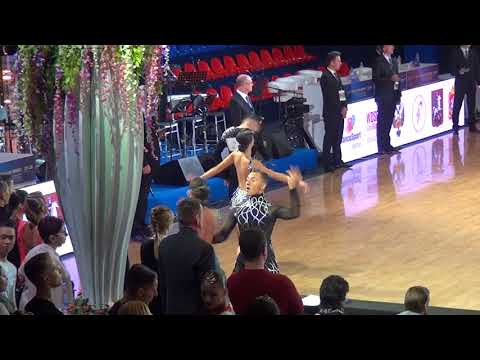 Tim Grabenwöger & Natalie Cremar   WDSF World Championship Youth 10 dance 2017   Samba