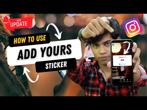 Instagram ADD YOURS Sticker | How To Use Instagram New Feature Add Yours Sticker | Insta New Update