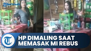 Modus Beli Mi Rebus, 3 Pria Gasak HP Pemilik Warung saat Penjual Lengah, Pelaku Kabur Naik Avanza