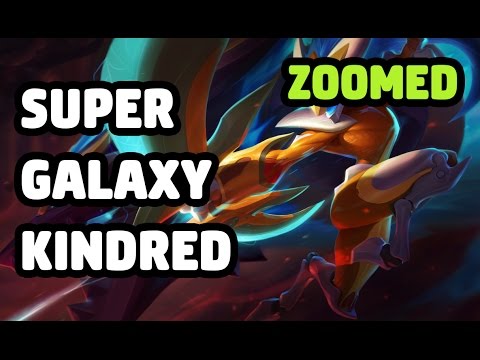 SUPER GALAXY KINDRED SKIN ZOOMED SPOTLIGHT - LEAGUE OF LEGENDS