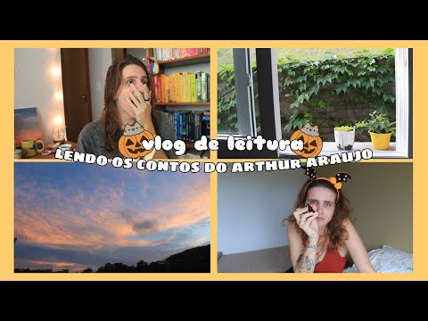 vlog de leitura do ms de halloween + unboxing de inscrito | 2020