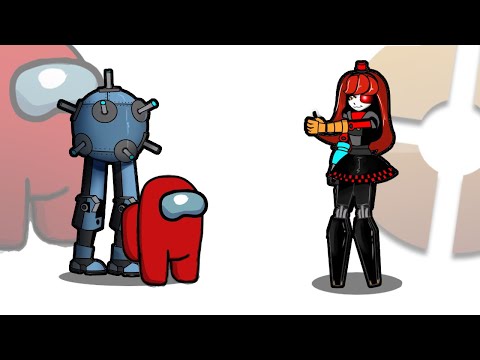 Mini Crewmate Kills Mimi Sentry from Team Fortress 2 | Among Us