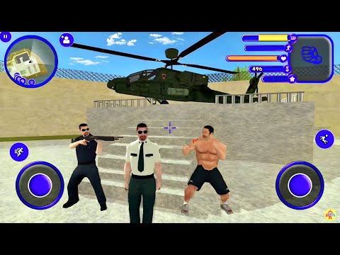 US Police Officer Gangster Crime City Simulator #1 - Android Gameplay