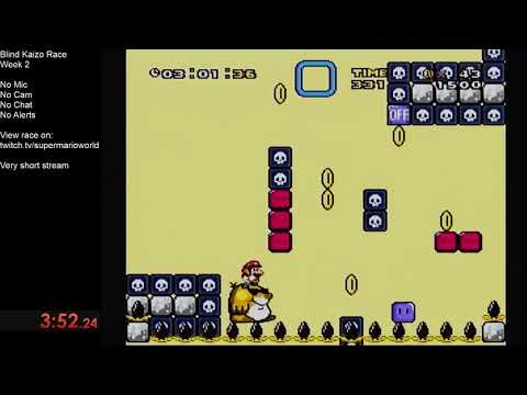 SMW Blind Kaizo Race Week 2 - Kaizo 3 Throwback by TubbaLuvin in 11:23