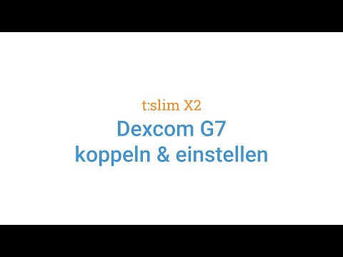 t:slim X2 Insulinpumpe mit Dexcom G7 koppeln