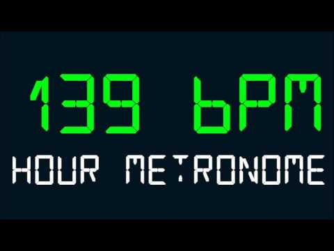 139 BPM (Beats Per Minute) Hour Metronome