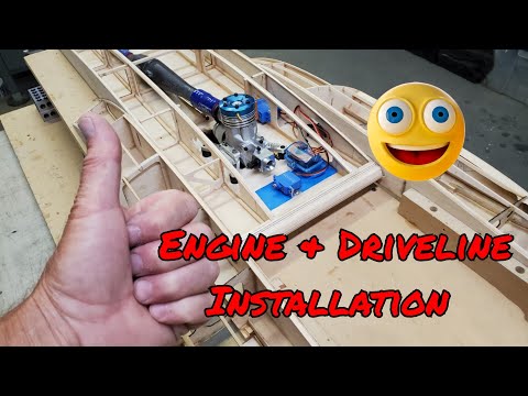Installing The Engine & Driveshaft | RC Hydroplane Racing Boat by ML Boatworks